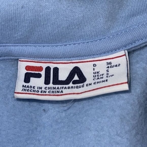 Fila Womens Colorblock Pullover Sweatshirt With 1/4 Zip-Up - Picture 4 of 9